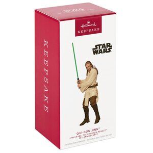 New! Star Wars Qui-Gon Jinn 25th Anniversary Hallmark Keepsake Ornament